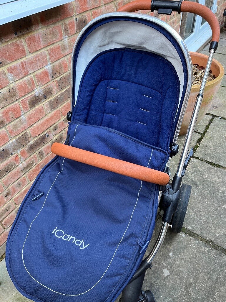 navy icandy pram